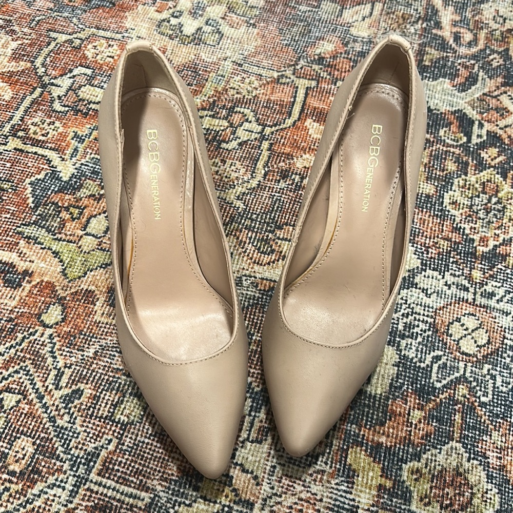 New BCBG Nude Pumps